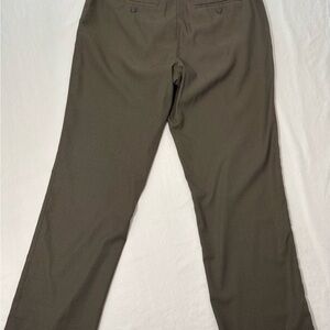 Perry Ellis Flex Stretch Classic Straight-Leg Dress Pants in Brown 34X30
